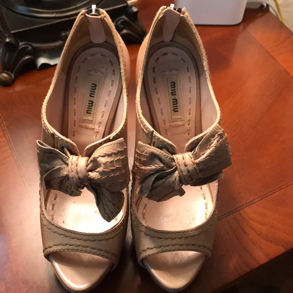 Miu miu high heel sandals Sz 36,5 - Picture 4 of 6